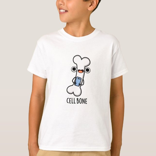 Zellenknochen-Funny-Handy-Puff T-Shirt (Vorderseite)