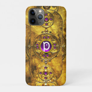 ZELLENKRIEGSSCHIEDE LILA AMETHYST GEM MONOGRAMM Case-Mate iPhone HÜLLE