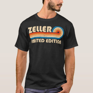 ZELLER Nachname Retro Vintag 80er 90s Geburtstag R T-Shirt