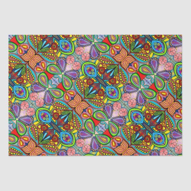 Zellkunsttepapier Seidenpapier (Vorderseite)