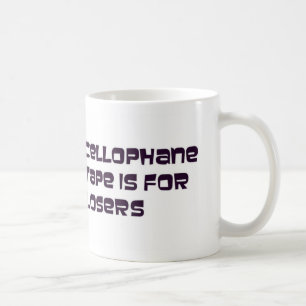 Zellophan-Band ist für Verlierer Tasse