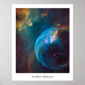 Zelluläre Blasen-Nebel-Foto mit Namen 16X20 Poster