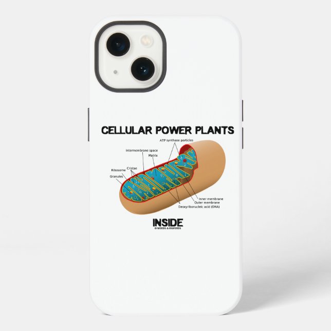 Zelluläre Kraftwerke innerhalb des Mitochondriums iPhone Hülle (Rückseite)