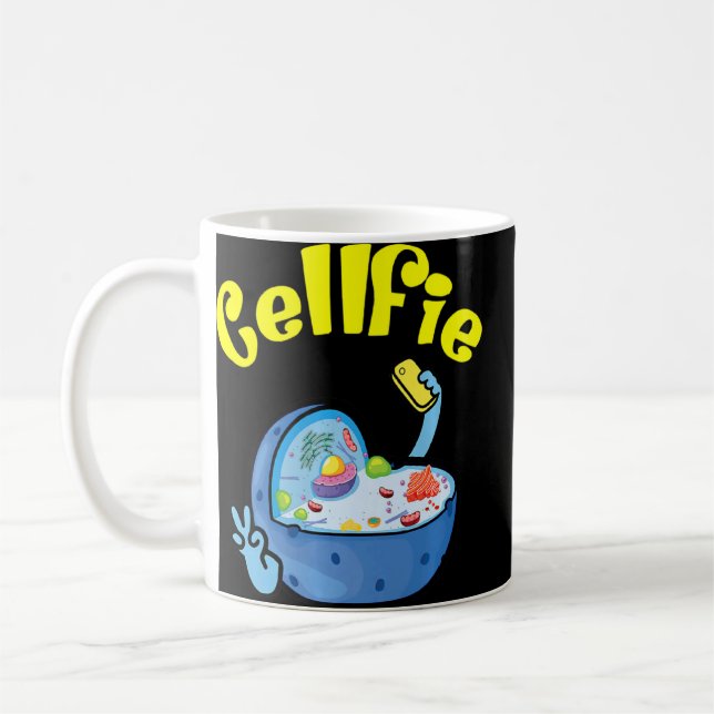 Zellzelluläre Biologie Funny Science Biology Kaffeetasse (Links)