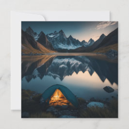 Zelt, Berge und Camping Themenwelt Kunst