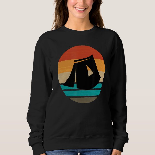 Zelt Camping Spaß Camping Sweatshirt (Vorderseite)