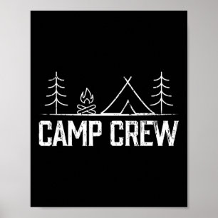 Zelt Crew Zelte Camping Freunde Familie Männer Fra Poster