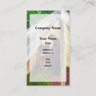 Zelt eines Offiziers im Bürgerkrieg Visitenkarte