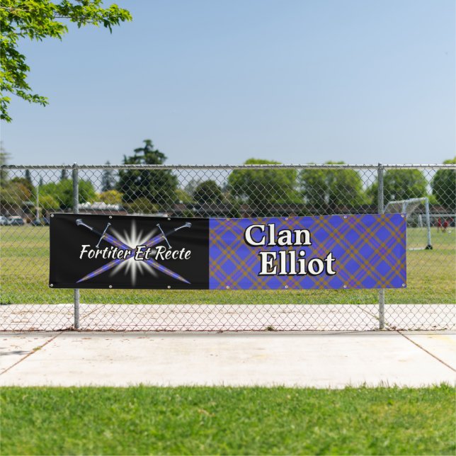 Zelt Hochland-Festival-Clan-Eliots Eliott Banner (Insitu)