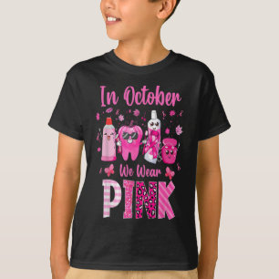 Zelt im Oktober tragen wir Pink Breast Cancer Awar T-Shirt