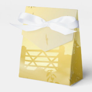 Zelt Papier Gefallen Box Sonniger Morgen Farm Land Geschenkschachtel