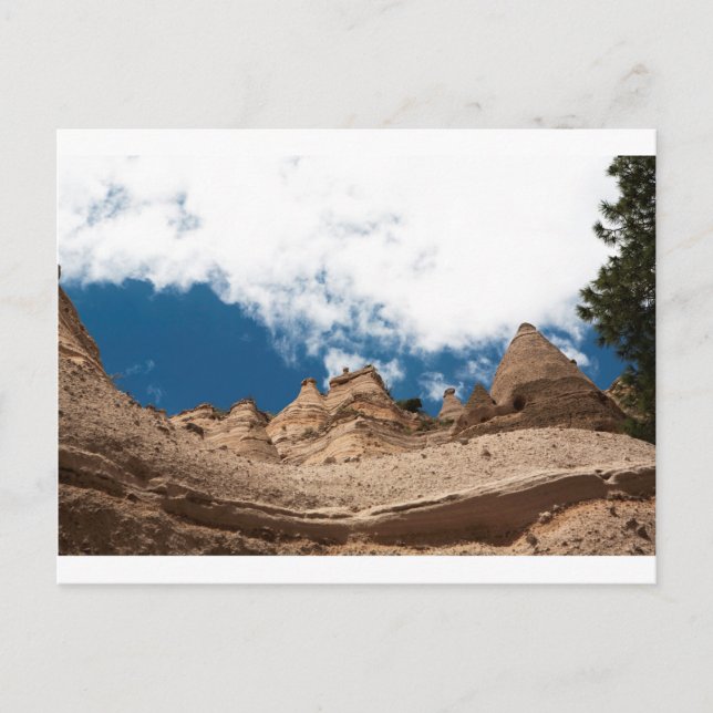 Zelt Rocks Mountains New Mexico Postkarte (Vorderseite)