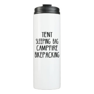 Zelt Schlafsack Campfire Bikepack Thermosbecher