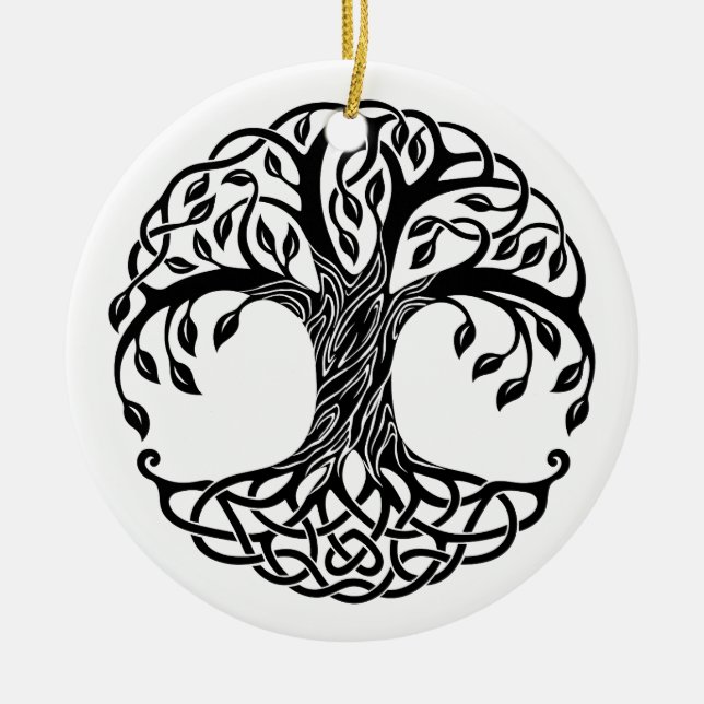 Zeltbaumschmuck Keramik Ornament (Vorne)