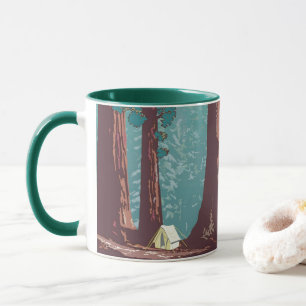 Zeltcamping im Sequoia Nationalpark Tasse
