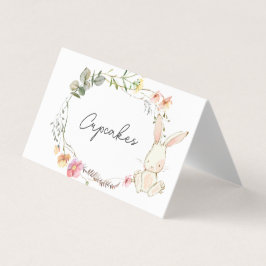 Zeltkarten für sonnige Lebensmittel, Etikettierung Visitenkarten