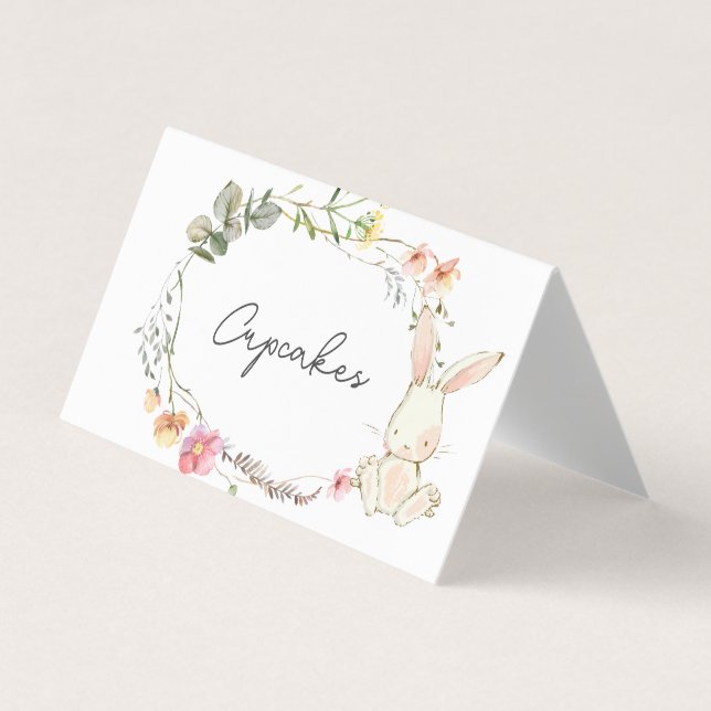 Zeltkarten für sonnige Lebensmittel, Etikettierung Visitenkarten (Vorderseite)