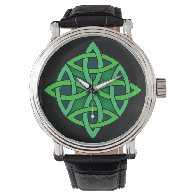 Zeltknochen Ireland altertümliches Symbol Heidelgr Armbanduhr (Vorderseite)