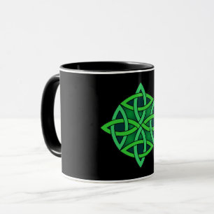 Zeltknochen Ireland altertümliches Symbol Heidelgr Tasse