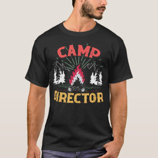 Zeltplatzleiter Berater Sommer Camping Lagerfeuer  T-Shirt