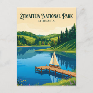 Žemaitija Nationalpark Litauen Postkarte