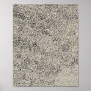 Zement aus Textilien Poster