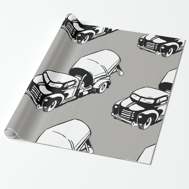 Zement-LKW-Packpapier Geschenkpapier (Ungerollt)
