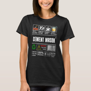 Zement-Mason-Fähigkeiten inklusive Problemlösung T-Shirt