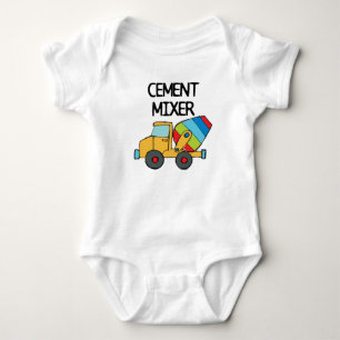 Zement-Mixer Baby Strampler