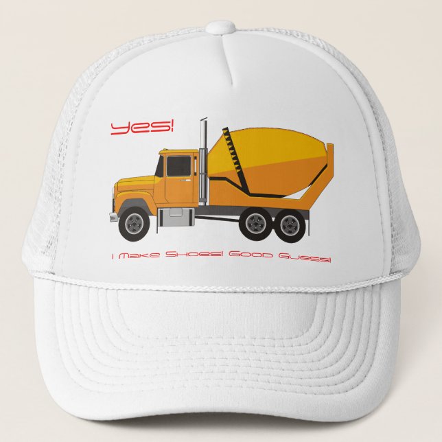 Zement-Schuhe Truckerkappe (Vorderseite)