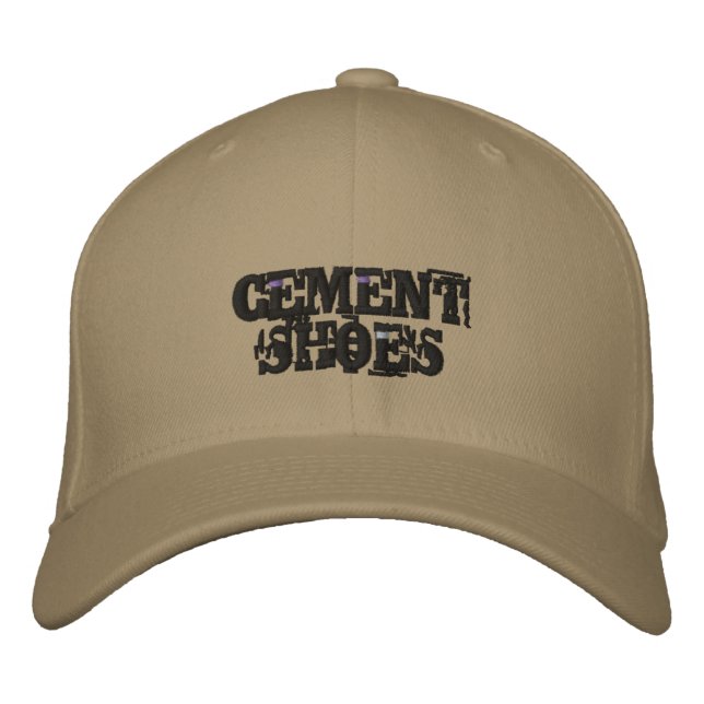 Zement Shoes ™ Cap Bestickte Baseballkappe (Vorderseite)