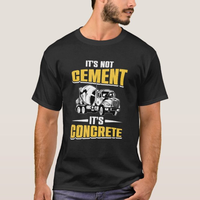 Zementarbeiter T-Shirt (Vorderseite)