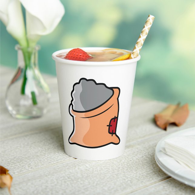 Zementsack Baumaterial Pappbecher (Von Creator hochgeladen)