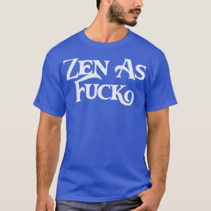 Zen als Retro Typografie Design T-Shirt