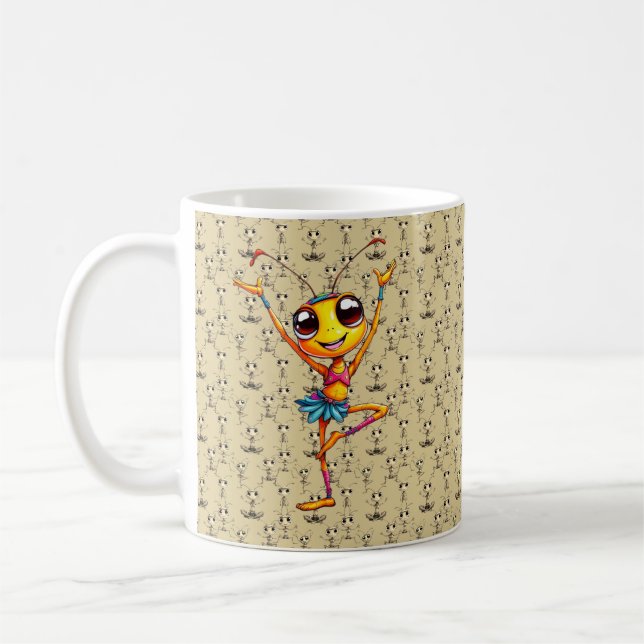 Zen Ants 2 Kaffeetasse (Links)
