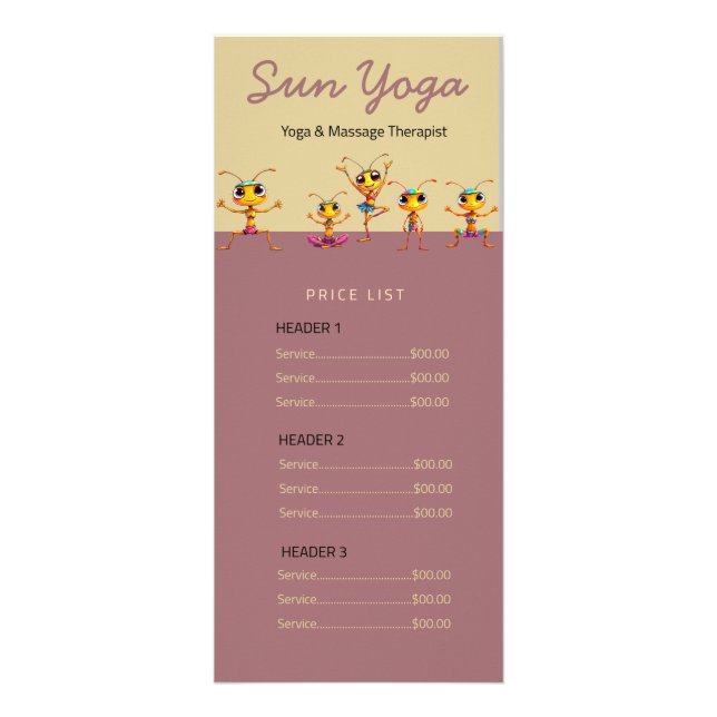 Zen Ants Rack Card Werbekarte (Vorne)