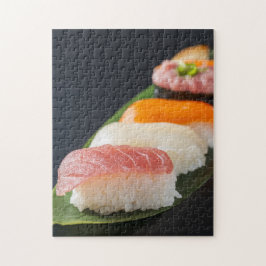 Zen Arrangement – Nigiri on Leaf Puzzle