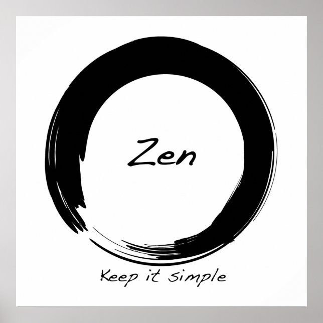 Zen Art Poster (Vorne)