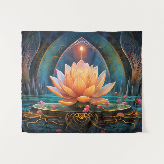 Zen Art Tapestry Wandteppich (Vorderseite (Horizontal))