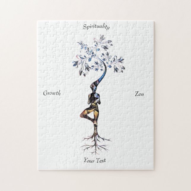 Zen Art wächst wie ein Baum Puzzle (Vertikal)