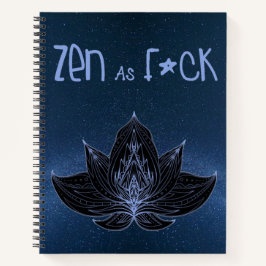 ZEN AS F*CK Journal-Notebook Notizbuch