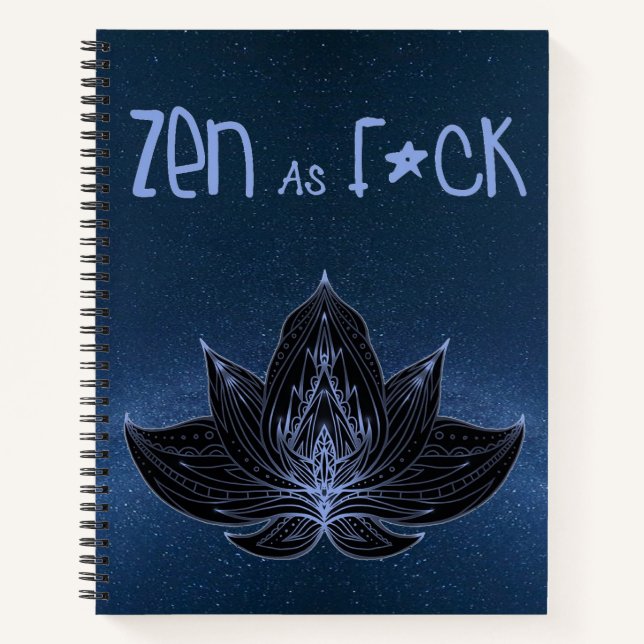 ZEN AS F*CK Journal-Notebook Notizbuch (Vorderseite)