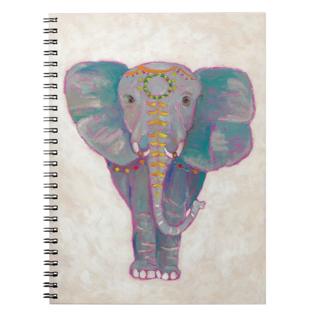 Zen Asian Elephant Notizblock (Vorderseite)