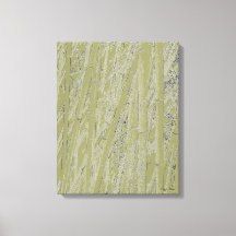 'Zen Bamboo II' überzogene Canvas Print