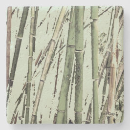 "Zen Bamboo" Stone Untersetzer