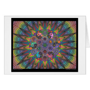 Zen-Baum der Leben-Karte