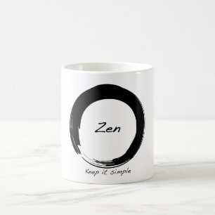 Zen: Behalten Sie ihn einfach Kaffeetasse