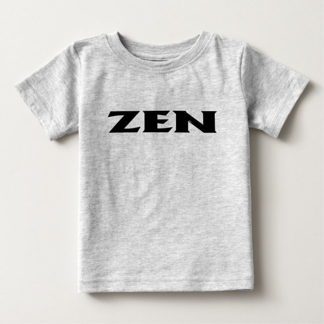 Zen Black Baby Gray T - Shirt (Vorderseite)