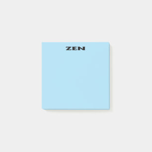 Zen-blaue Notizblöcke Post-it Klebezettel
