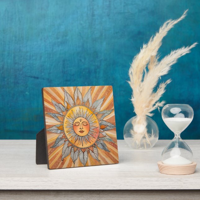 Zen Bohemisch Sun Plaque Fotoplatte (InSitu)